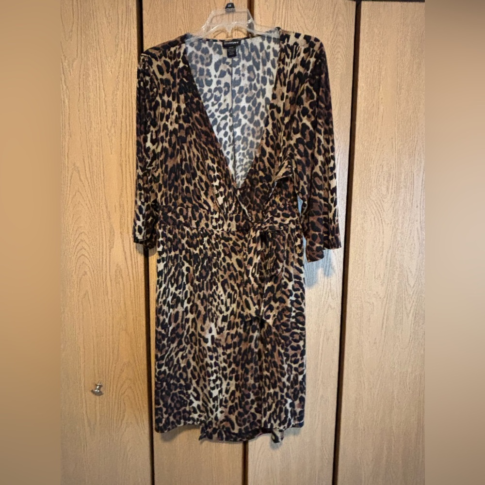 Lane Bryant Leopard Wrap Dress